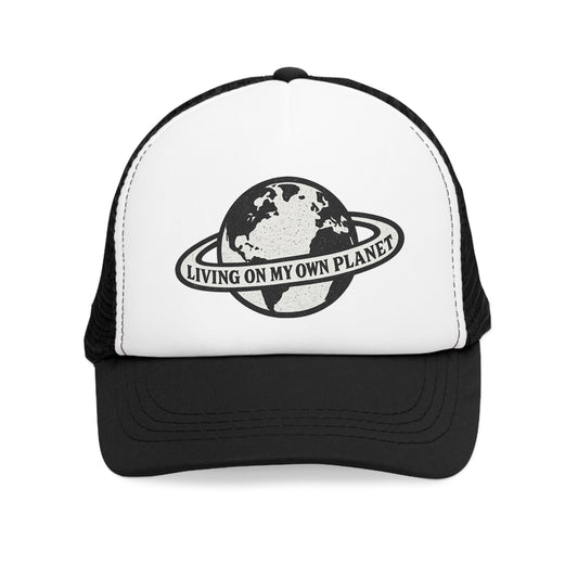 Living on My Own Planet Mesh Cap