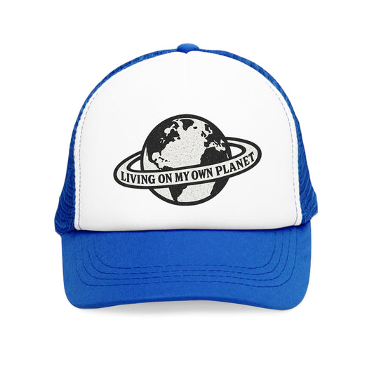 Living on My Own Planet Mesh Cap